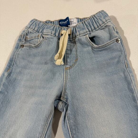 Old Navy Drawstring Baby Unisex Jeans 18-24M - Picture 4 of 5